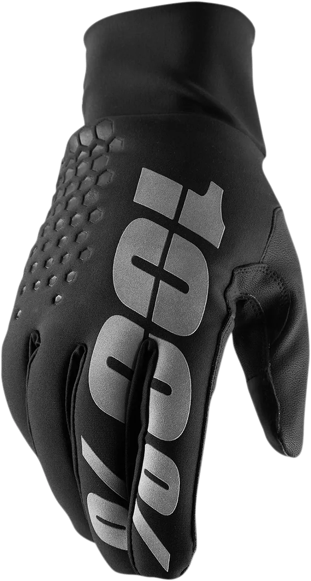 100% Hydromatic Brisker Gloves - Black - Large 10018-00002