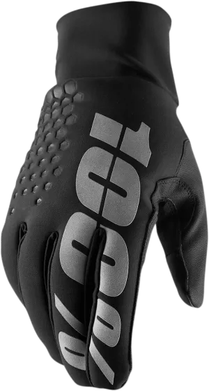 100% Hydromatic Brisker Gloves - Black - Large 10018-00002