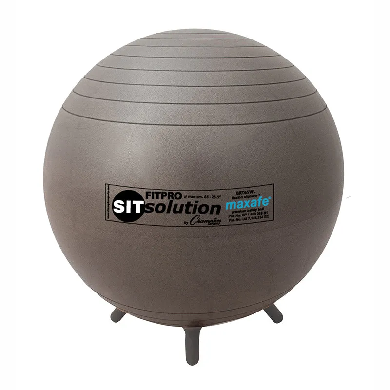 #52985 MAXAFE SITSOLUTION 65CM BALL W/ STABILITY LEGS