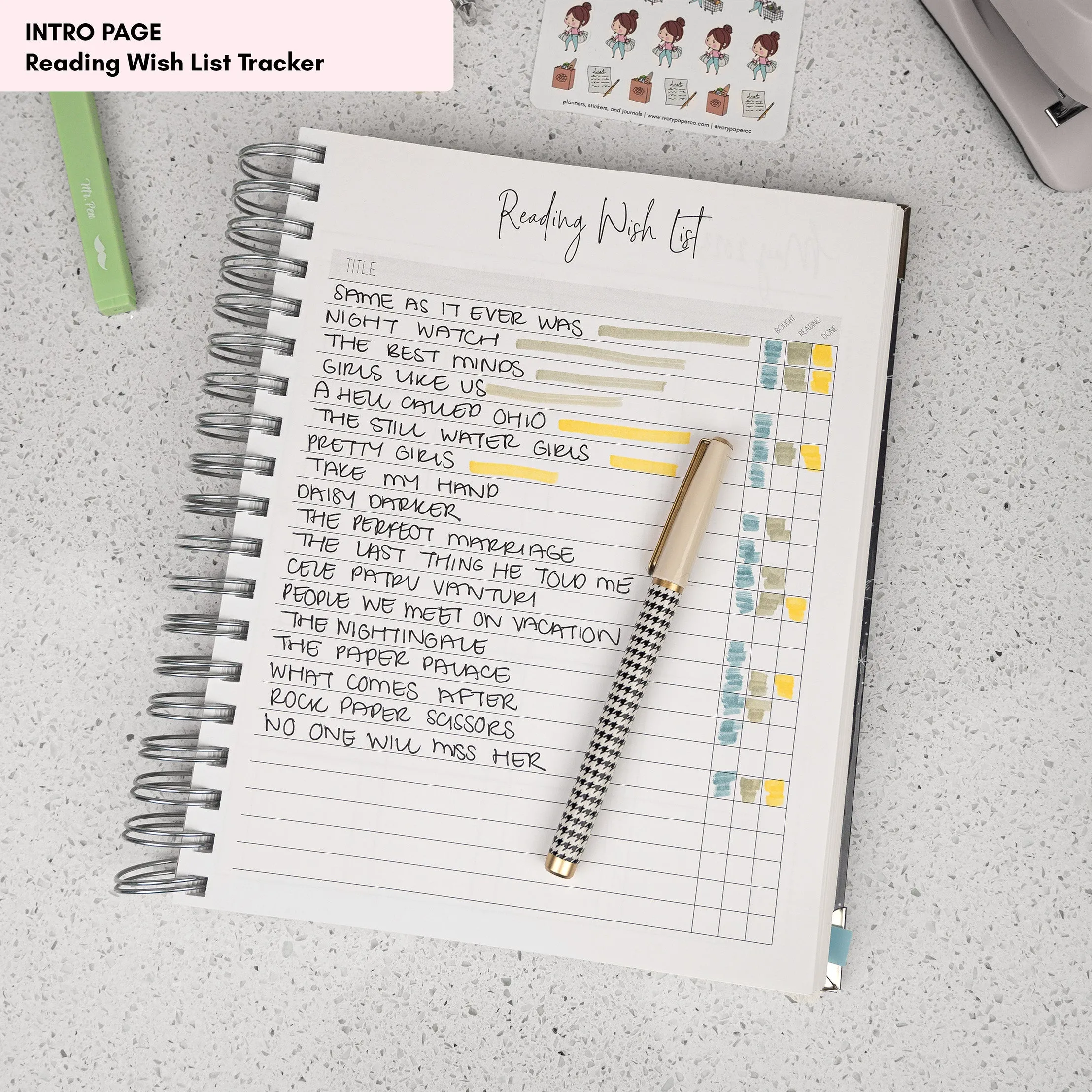Amelia's Florals | All-In-One Planner (Daily, Weekly & Monthly)