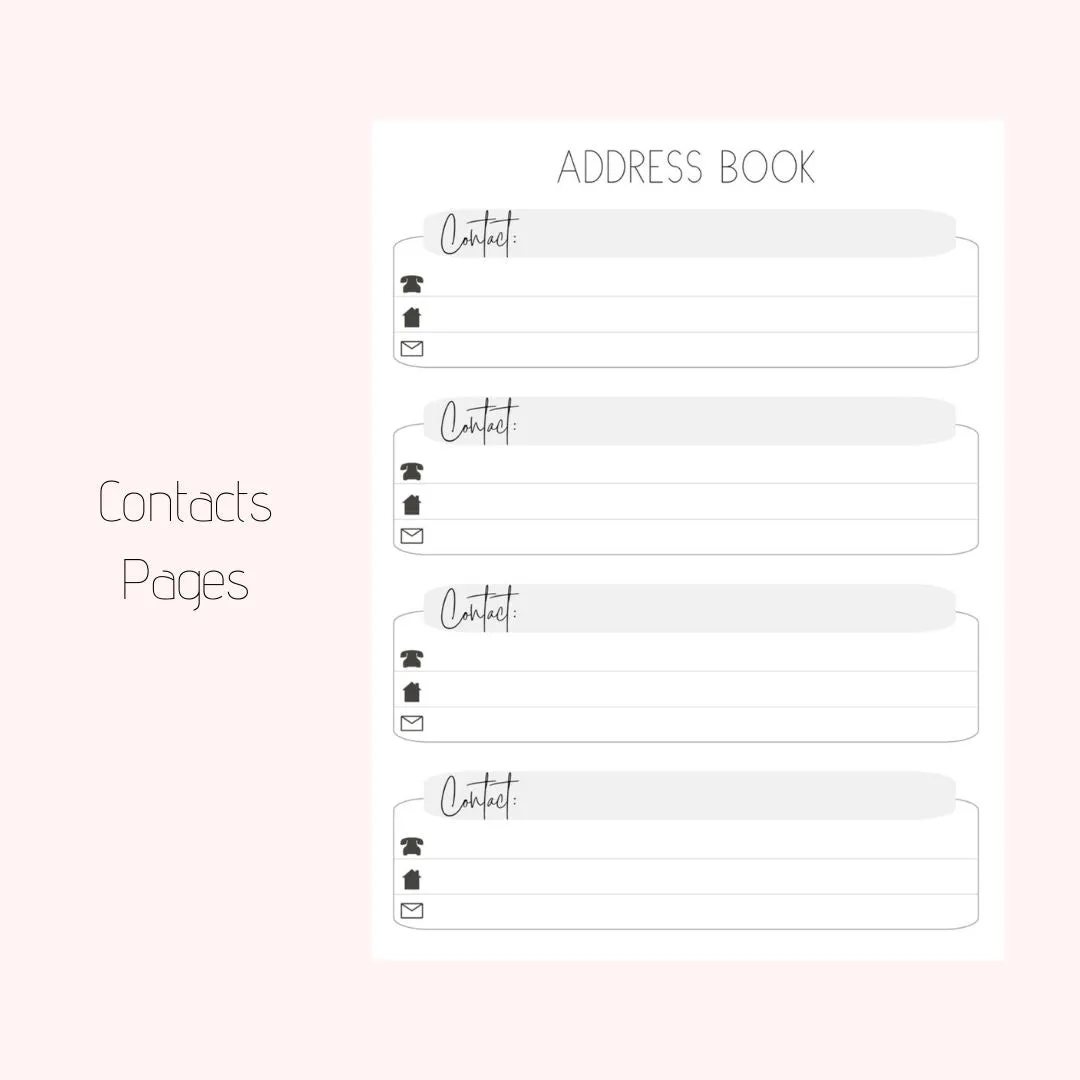 Amelia's Florals | All-In-One Planner (Daily, Weekly & Monthly)