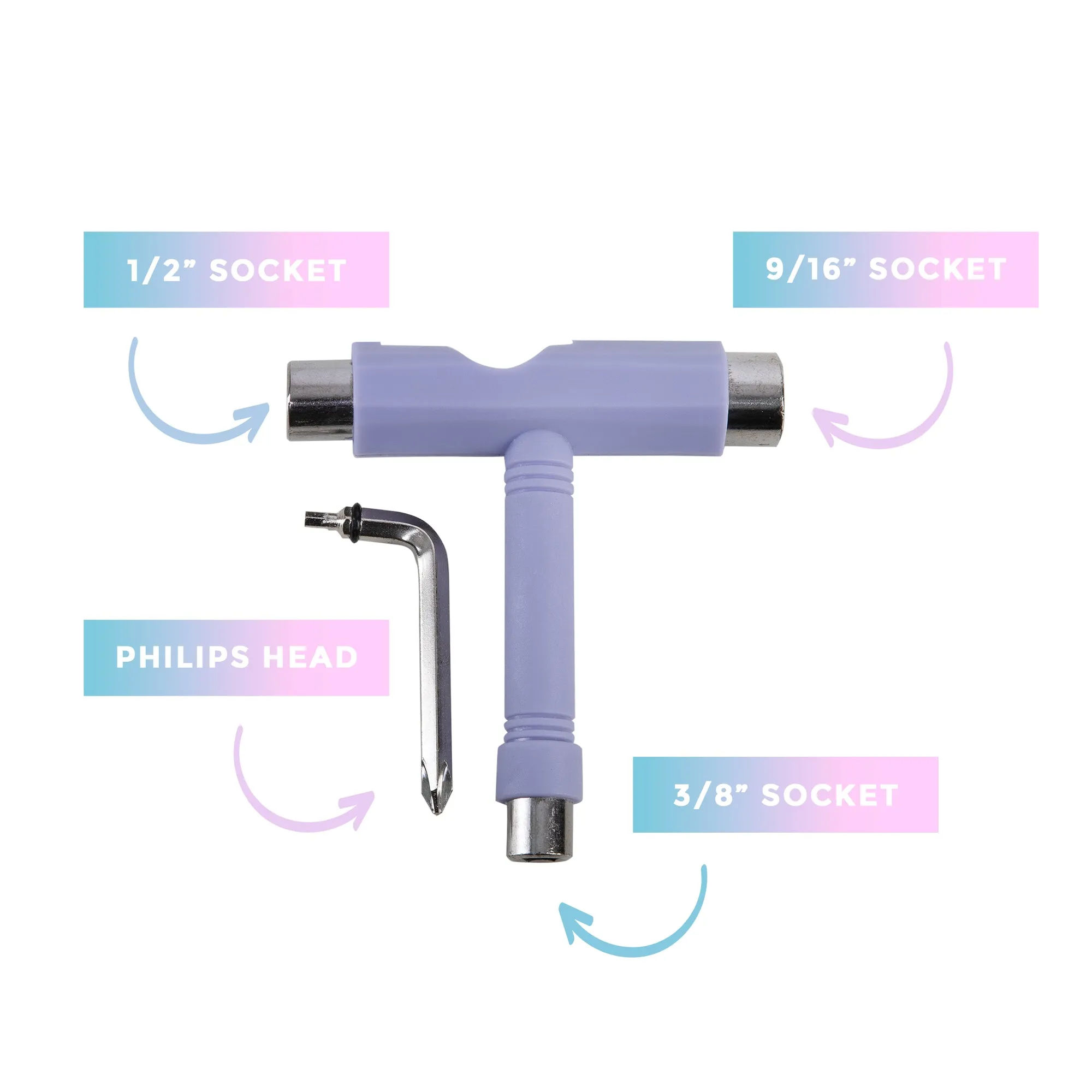 C7skates All-in-One Multifunction Skate Tool T-Tool