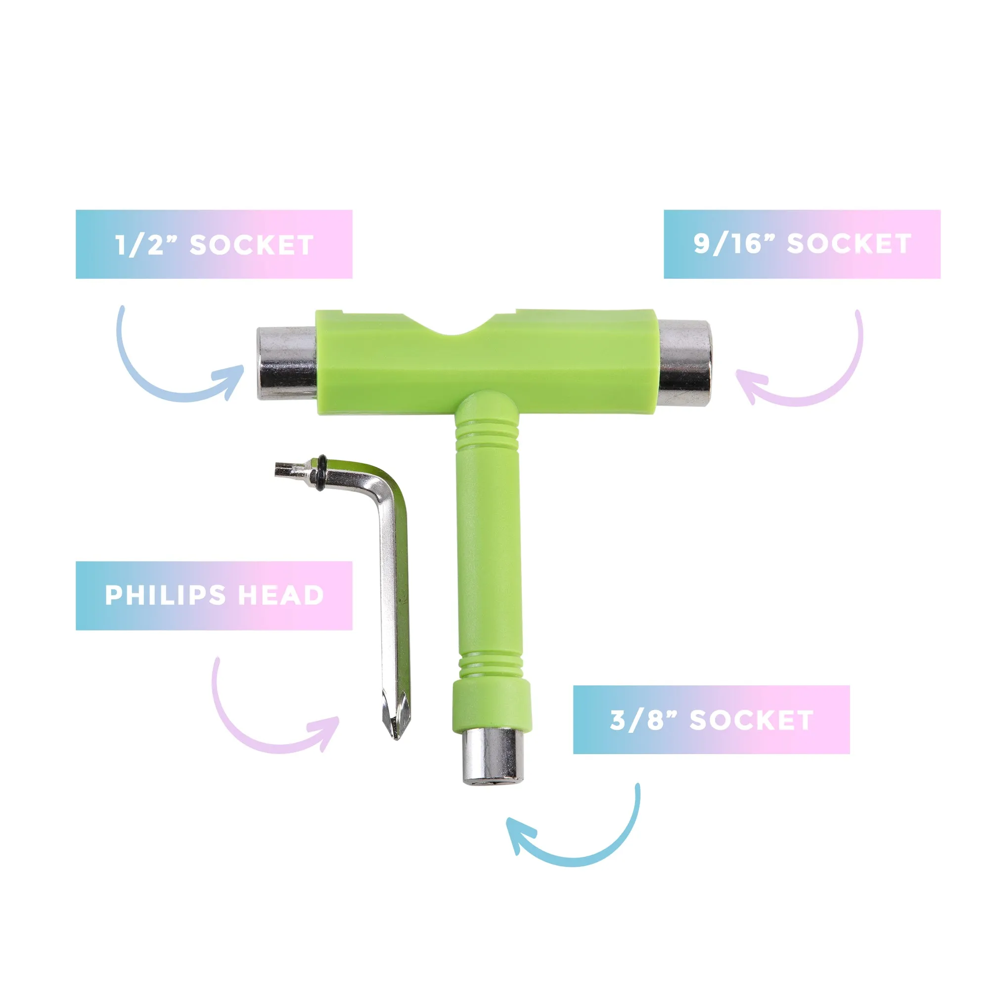 C7skates All-in-One Multifunction Skate Tool T-Tool