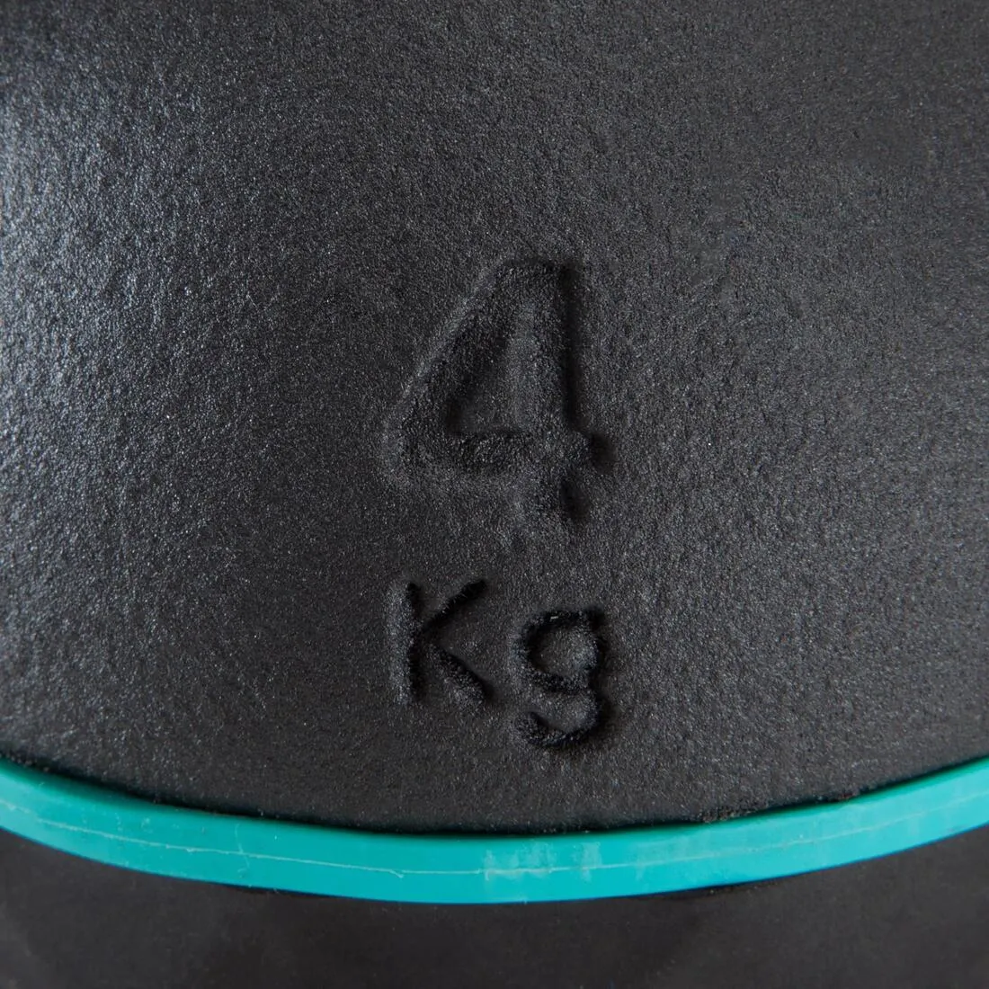 Cast Iron Kettlebell with Rubber Base 4 kg