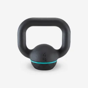 Cast Iron Kettlebell with Rubber Base 4 kg