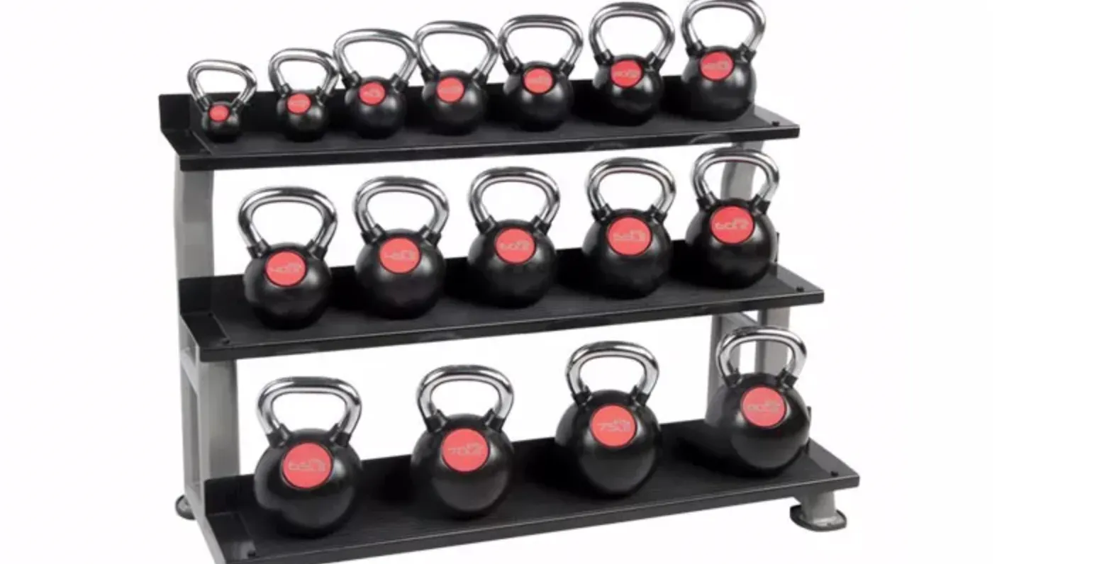 Commercial 3 Tier Kettlebell Rack