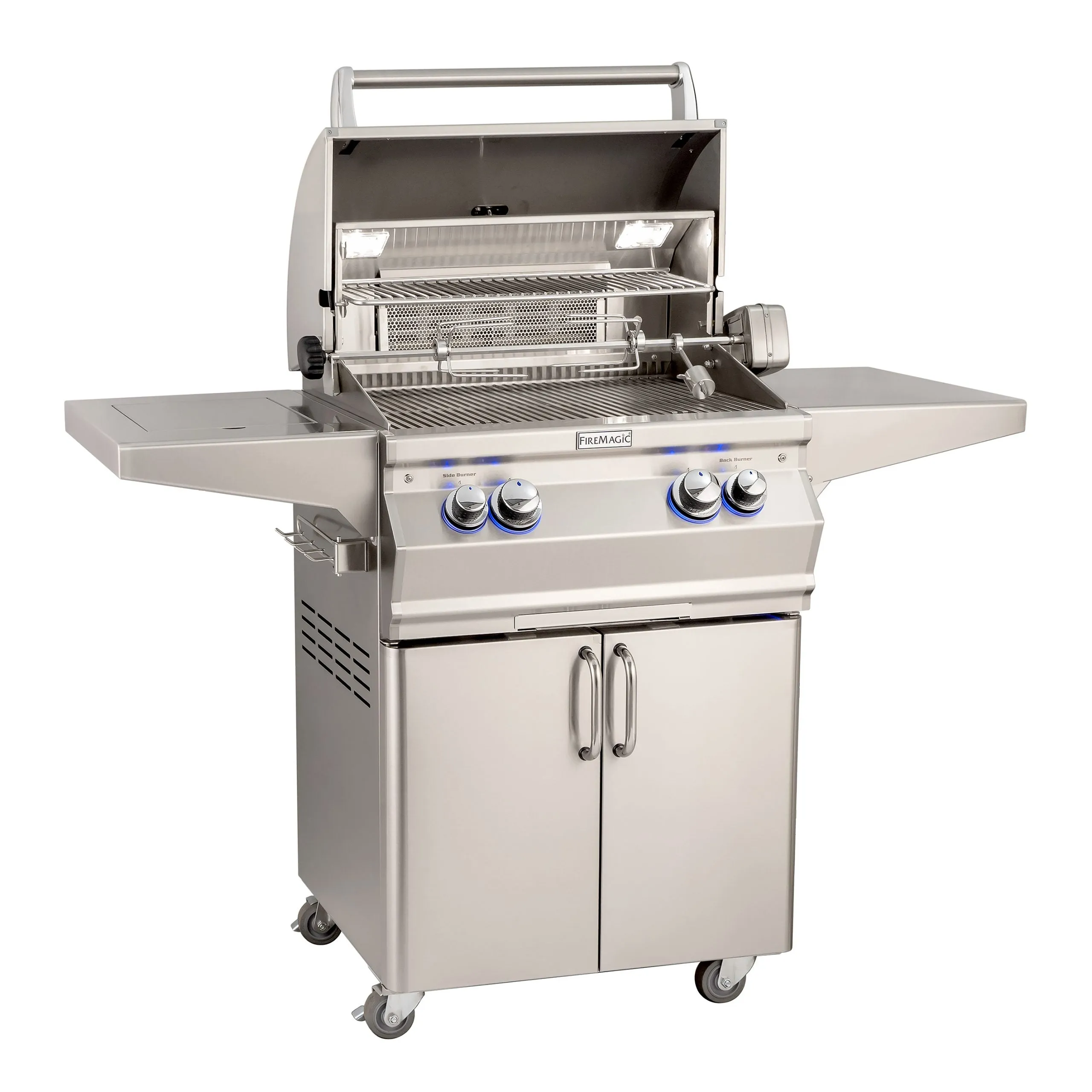FireMagic Aurora A430s Portable Grill with Single Side Burner