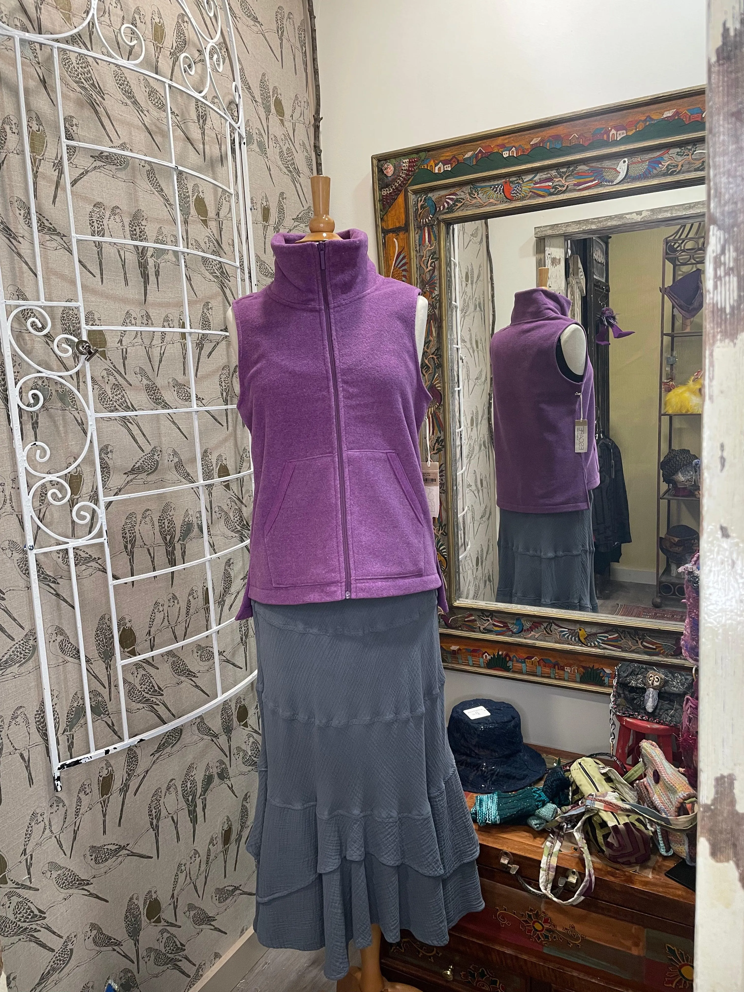 Frosted Fleece Zip Vest (Door Buster)