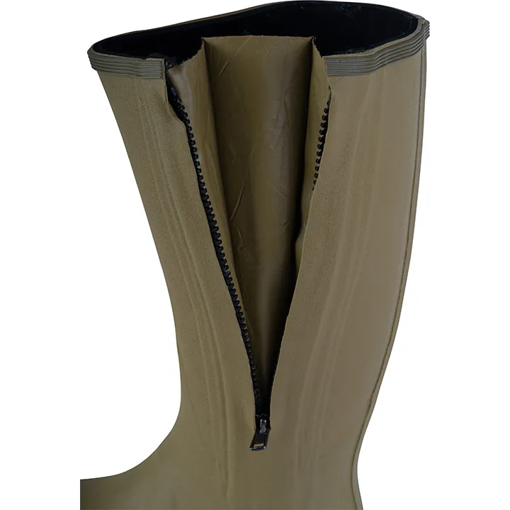 Jack Pyke Ashcombe Zipped Wellington Boots Light Olive