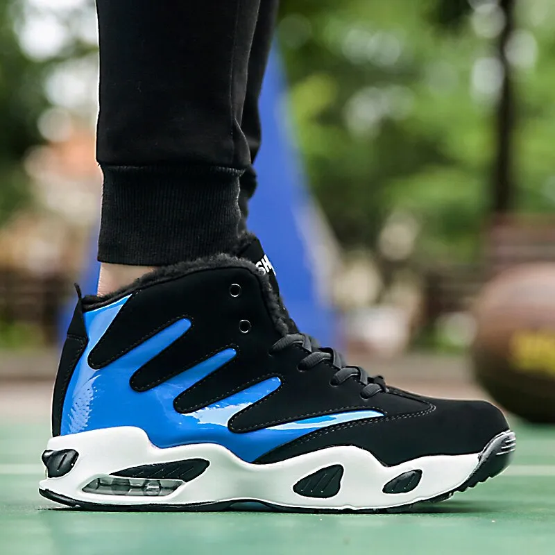 Men Sneakers Winter Plush Snow Boots Man Air Cushion