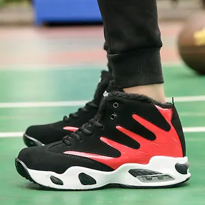 Men Sneakers Winter Plush Snow Boots Man Air Cushion