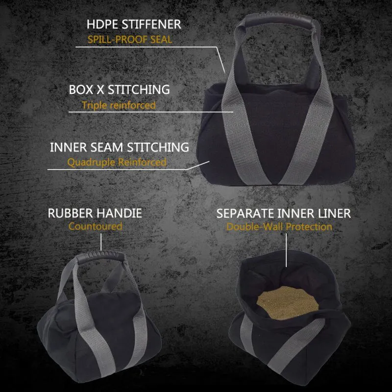 Morgan Portable Sand Kettlebell – Available in 10kg, 15kg, and 20kg