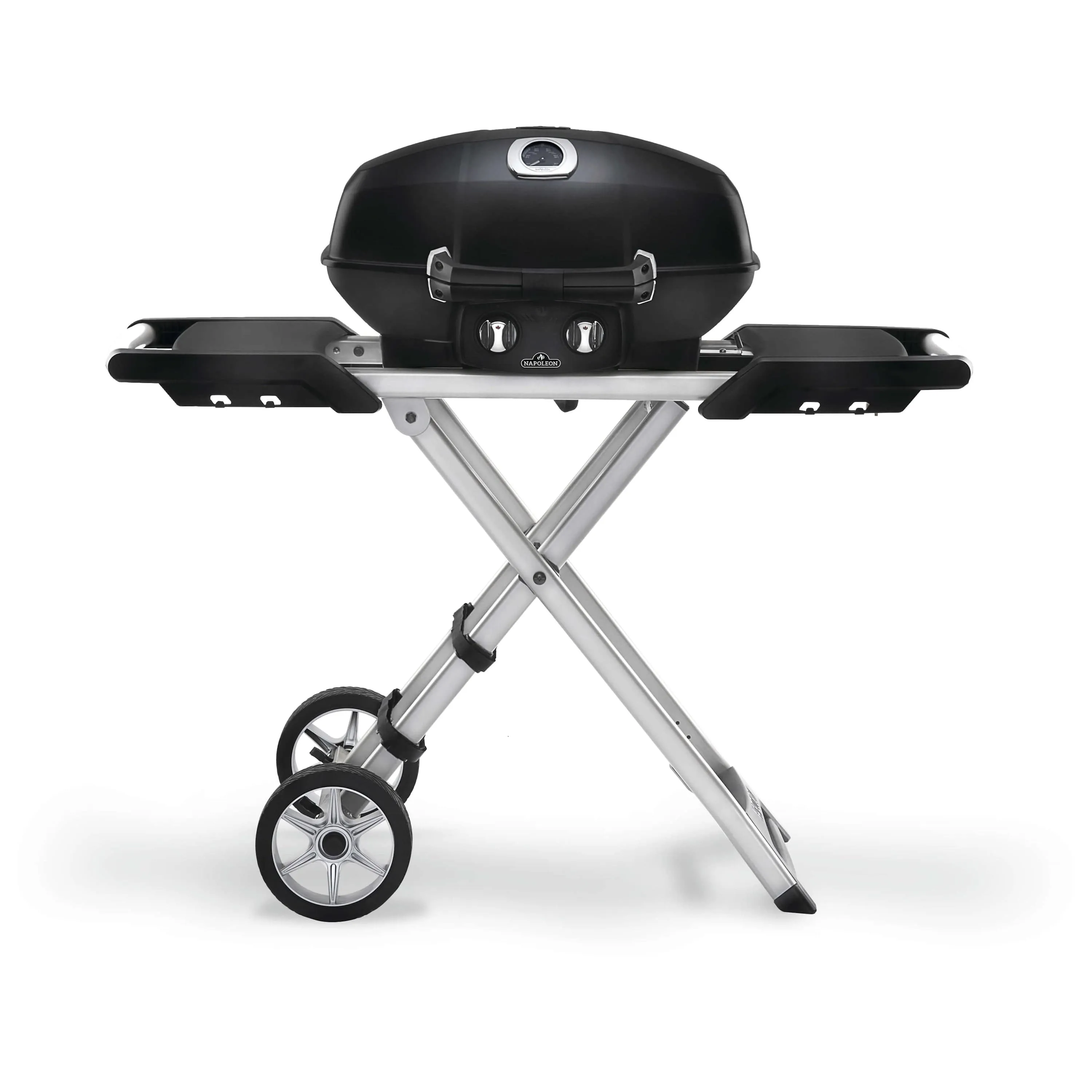 Napoleon | TravelQ™ PRO285X Black Portable Gas Grill with Scissor Cart