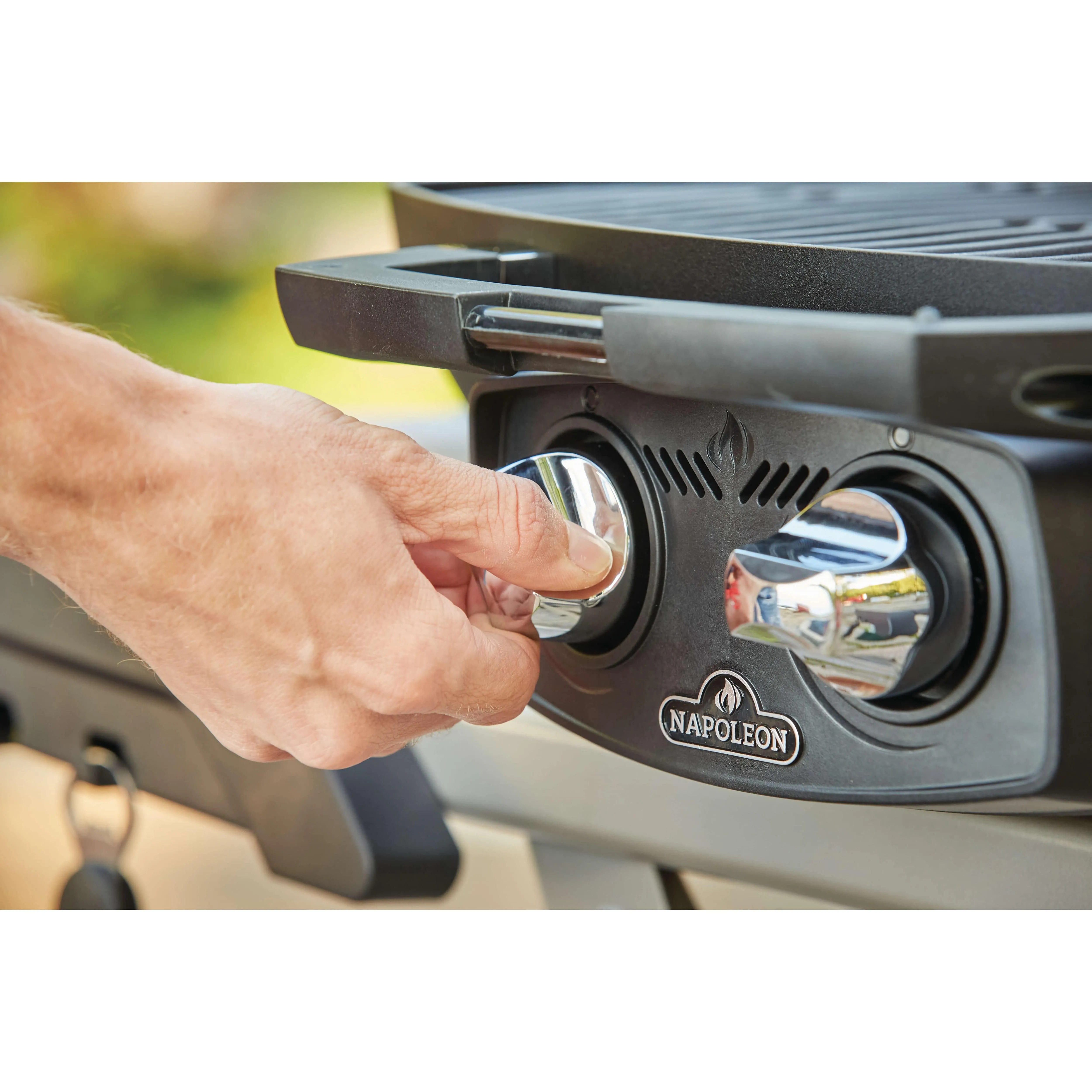 Napoleon | TravelQ™ PRO285X Black Portable Gas Grill with Scissor Cart