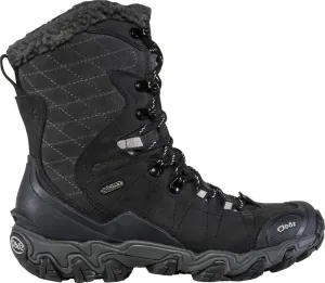 Oboz Women's Bridger 9" Insulated Waterproof Hiking Boots- Black