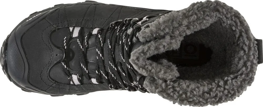 Oboz Women's Bridger 9" Insulated Waterproof Hiking Boots- Black