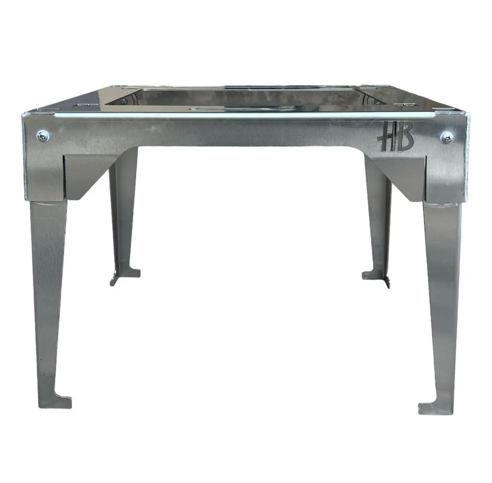 Ranger Portable Grill Stand - Stainless Steel Collapsible