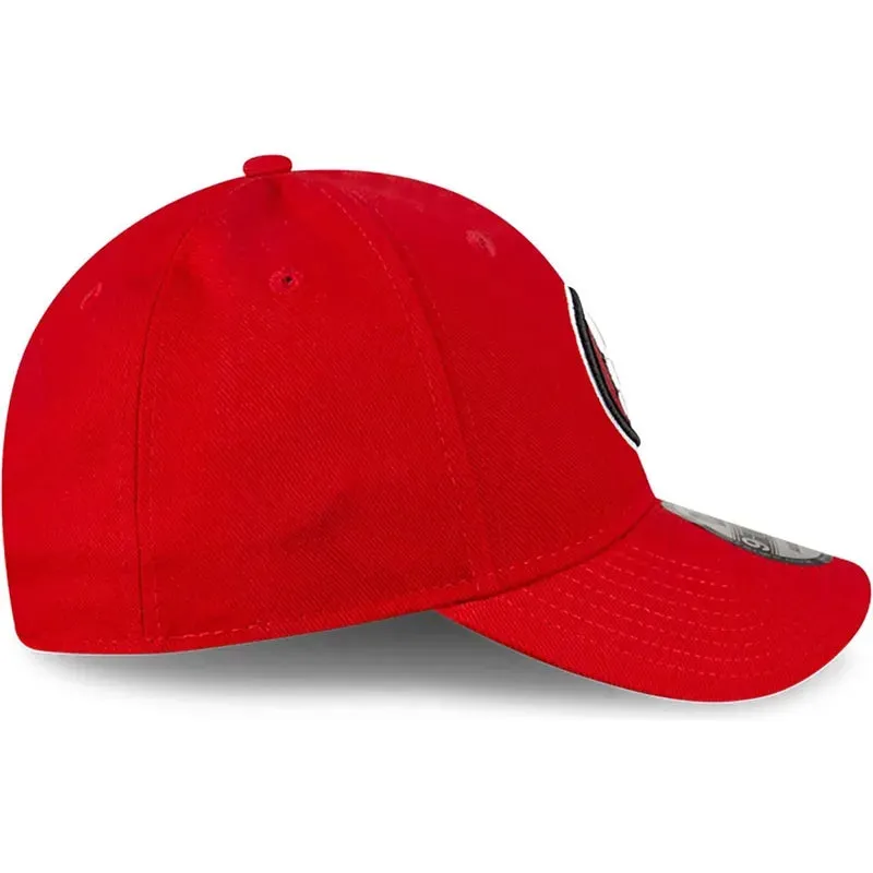 San Francisco 49ERS The League New Era 9FORTY Adjustable Velcro Hat - Scarlet