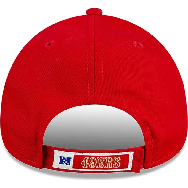 San Francisco 49ERS The League New Era 9FORTY Adjustable Velcro Hat - Scarlet