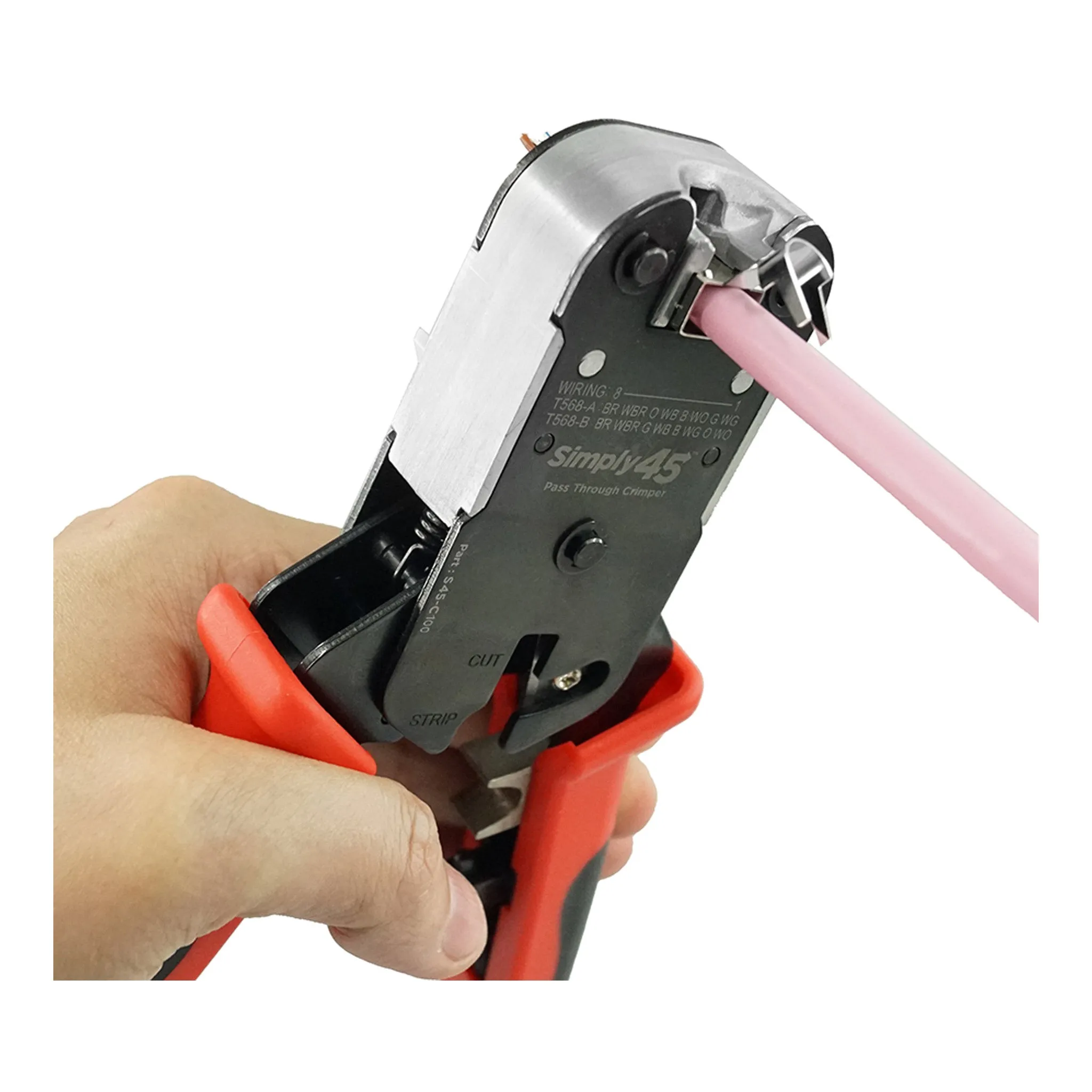 Simply45 S45-C101 ProSeries All-In-One RJ45 Crimp Tool