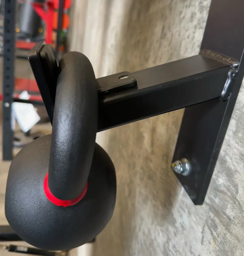 WALL MOUNTED KETTLEBELL RACK