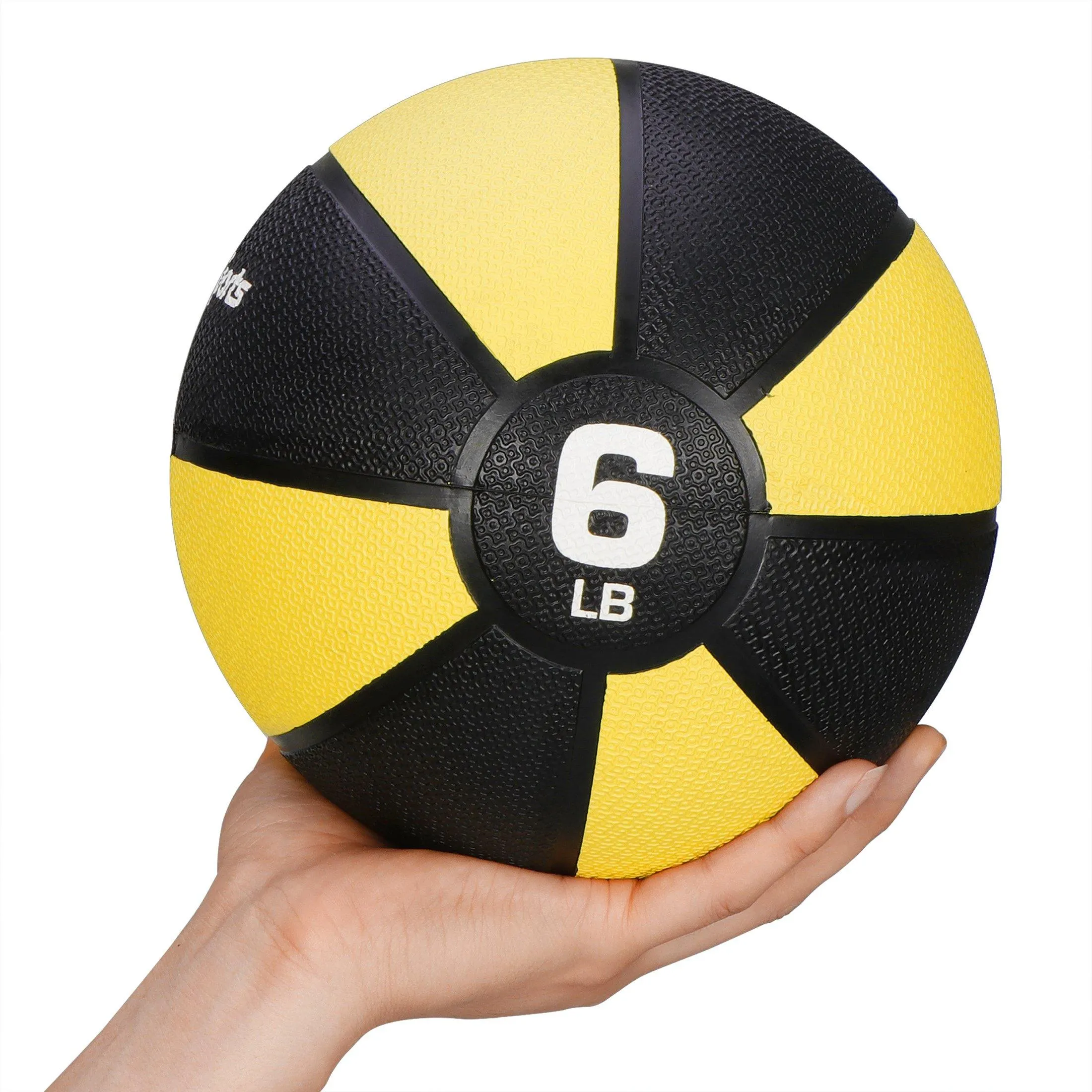 ZENY™ 6lb Exercise Workout Medicine Ball For Toning, Strength Training